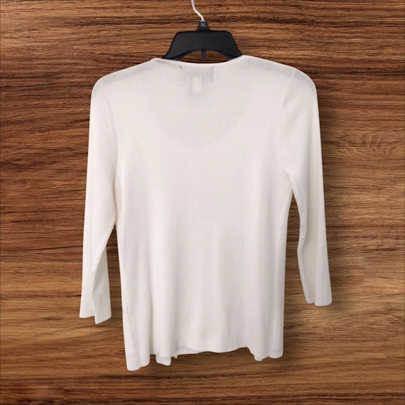 Requirements Women's Ivory One Piece Cardigan Size Small - Picture 2 of 8